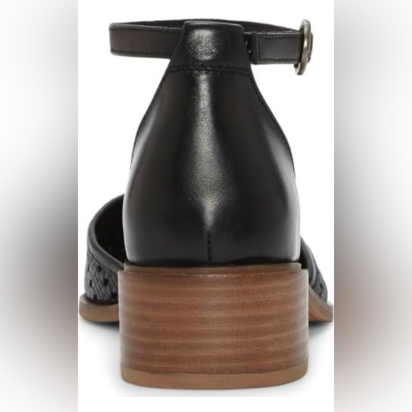 Lucky Brand “Maliya” Ankle Strap Woven Toe Block Heel – Size 10 – NEW - Picture 2 of 4